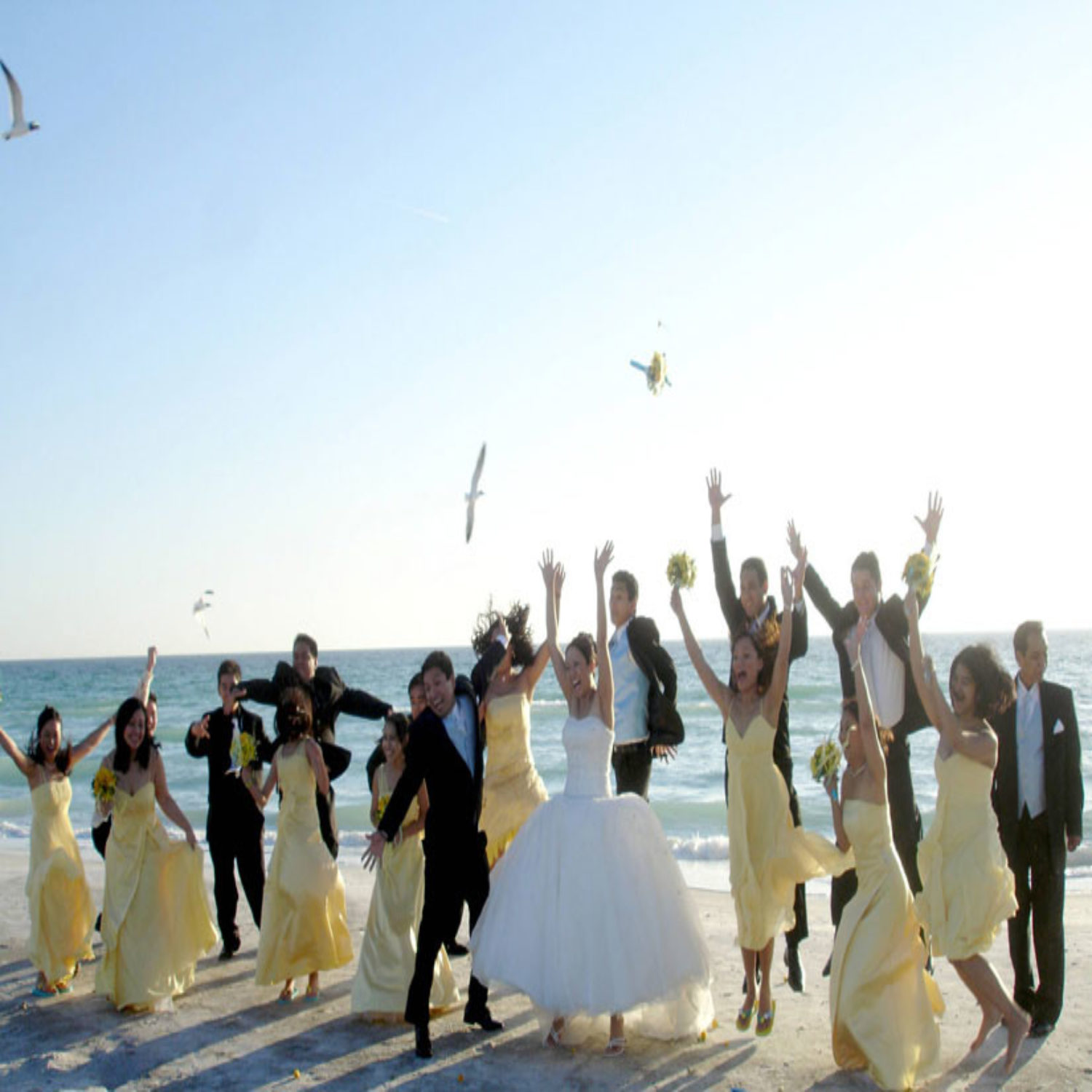 63 Wedding Party Lido Key Beach Fl Florida Beach Wedding Siesta