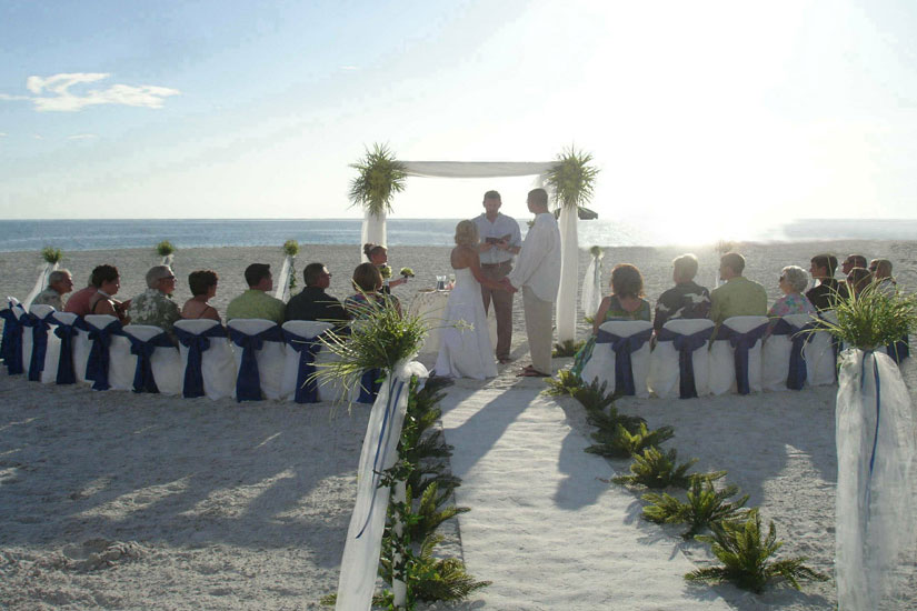 69 White Trellis Beach Wedding Ceremony Siesta Key Fl Florida