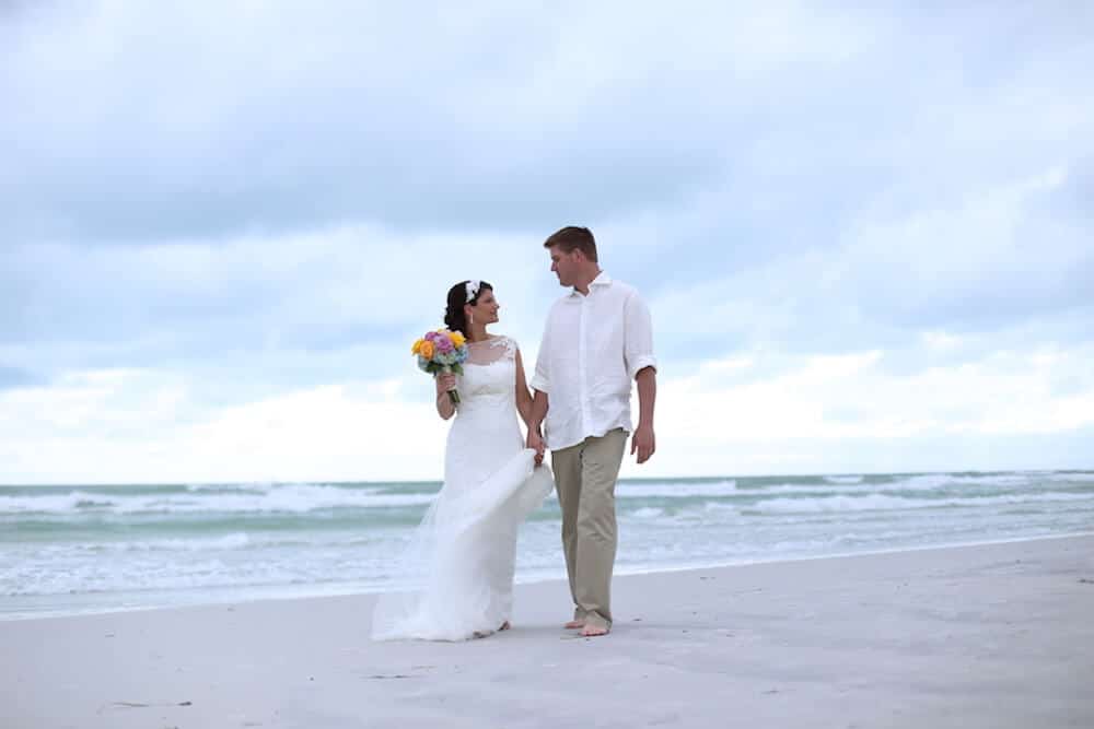 Beach Wedding Attire by Florida Sun Weddings