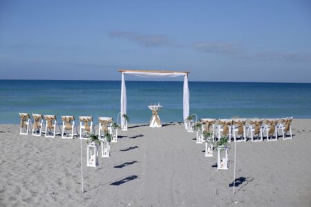 Florida Beach Wedding Ceremony Package - Simple Elegant Beach Wedding