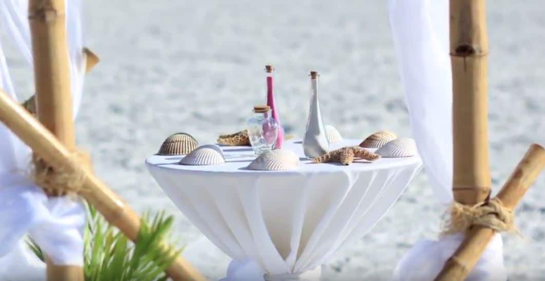 Florida Sun Wedding Sand Beach Wedding Ceremony