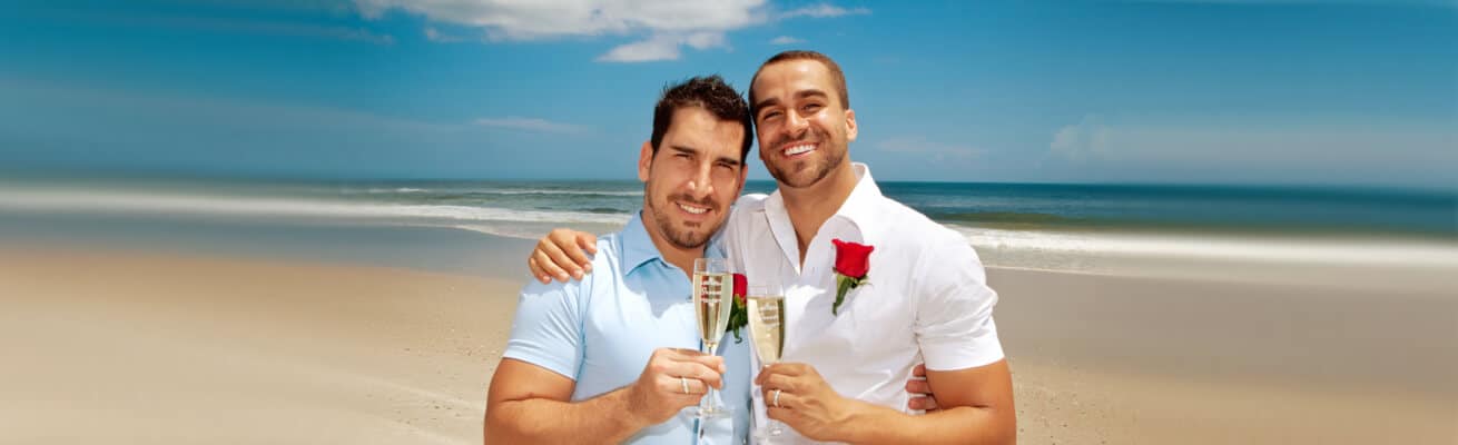 Florida Sun Weddings married lesbian couple