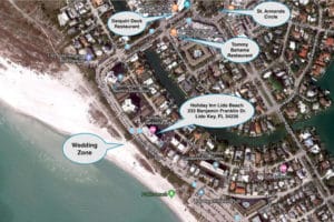 Lido Key Florida Beach Wedding Location Map