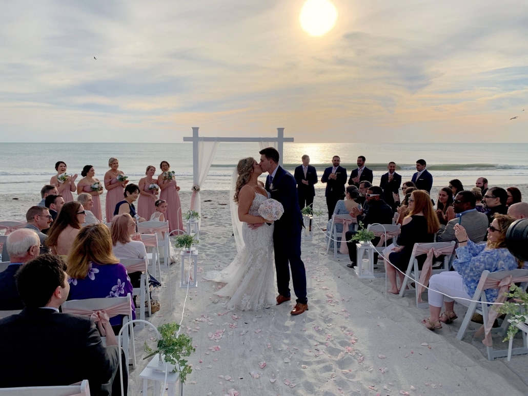 Florida Destination Wedding - Beach Wedding Ceremony in Sarasota Siesta Key | Venice