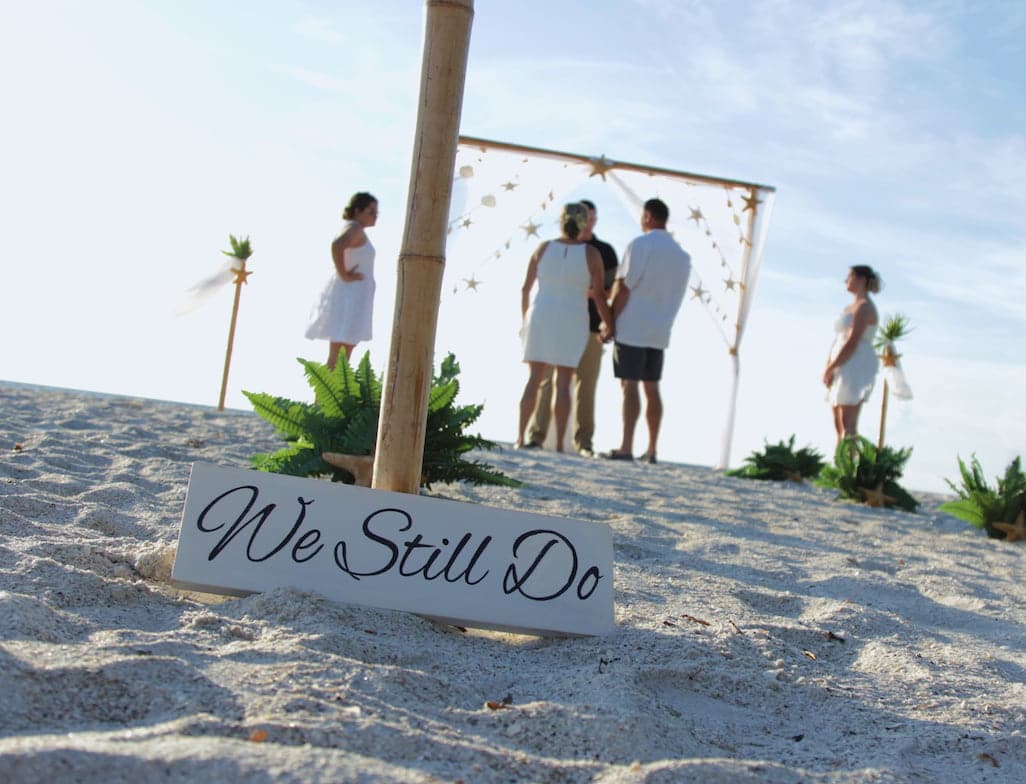 Florida Beach Vow Renewal Ceremony on Gulf Coast 2
