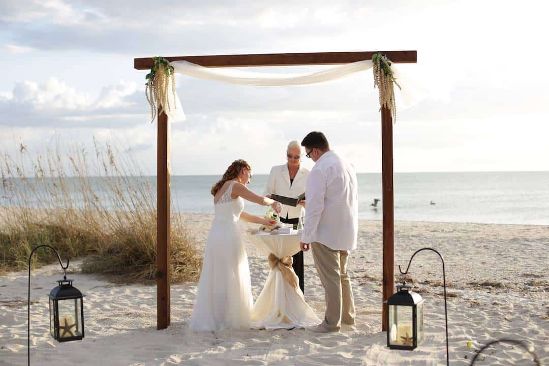 Rustic Romance Florida Beach Wedding Package