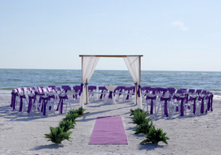 Sea of Love purple beach wedding package Florida e1659210143266