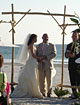 42. Longboat Key Beach FL Bamboo Trellis Wedding 1