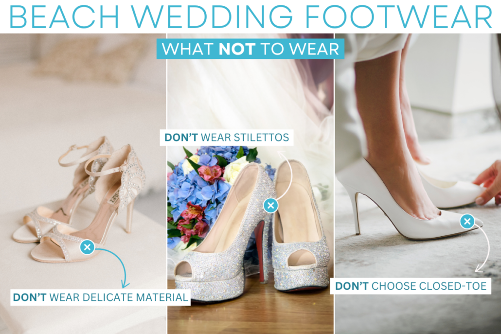 Beach Wedding Footwear Donts