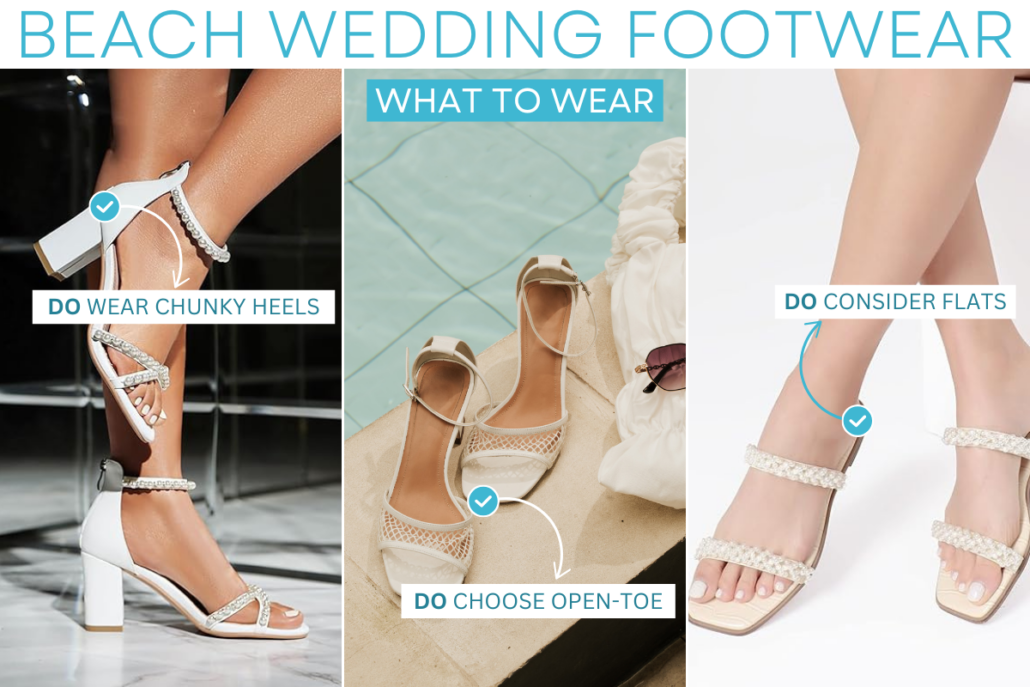 Beach Wedding Footwear Dos