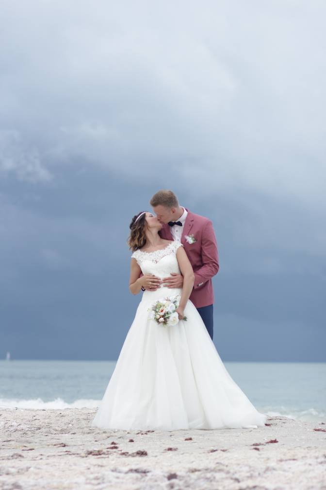 Stormy Beach Wedding