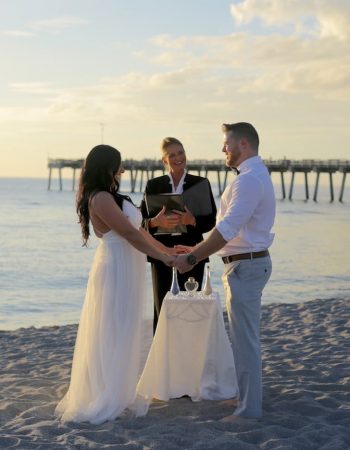 Two By The Sea Florida Beach Elopement Ceremony